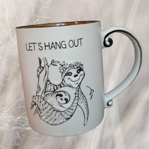 Spectrum Sloth LETS HANG OUT Coffee Tea Mug